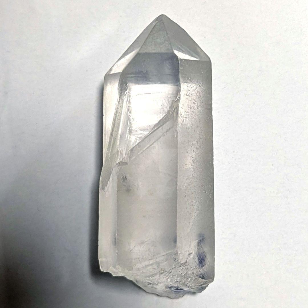 希少☆ブルーフローライト in クォーツ 原石 蛍石入り水晶