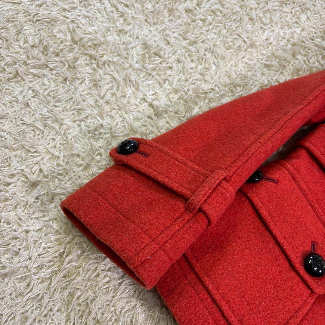 バーバリーロンドン　ブルーレーベル　ノバチェック　フード　ダッフルコート　36