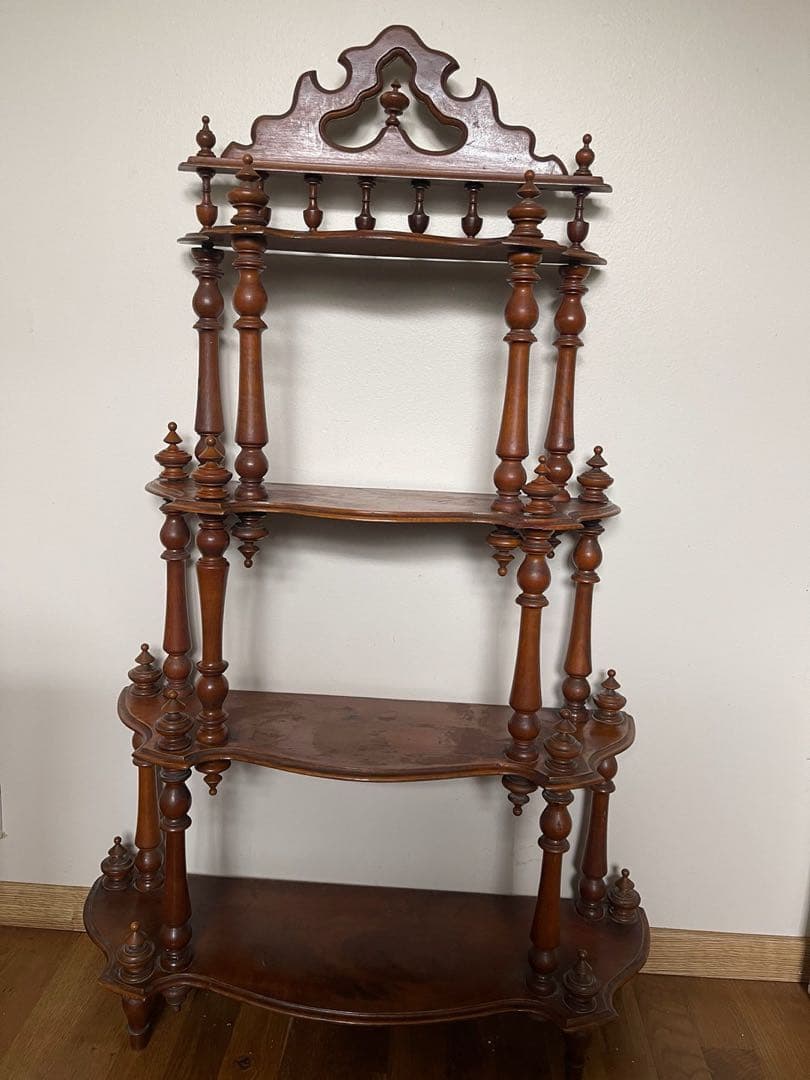 【か6】70 フランスアンティーク　ナポレオンシェルフ　棚