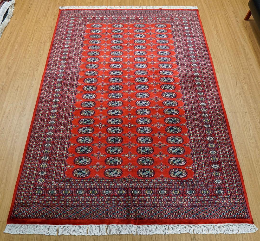 パキスタン手織り絨毯　246×167cm 　fine