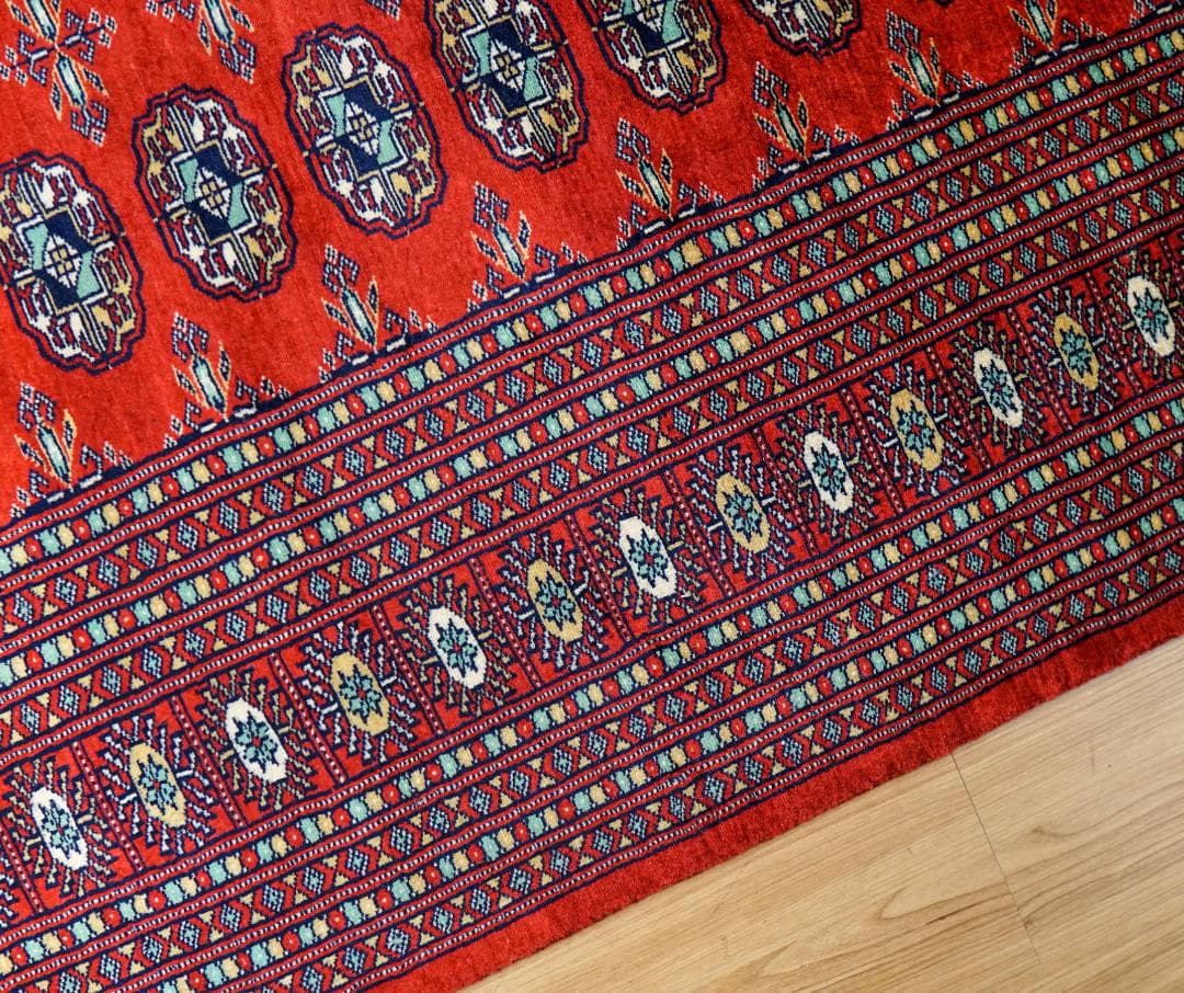 パキスタン手織り絨毯　246×167cm 　fine