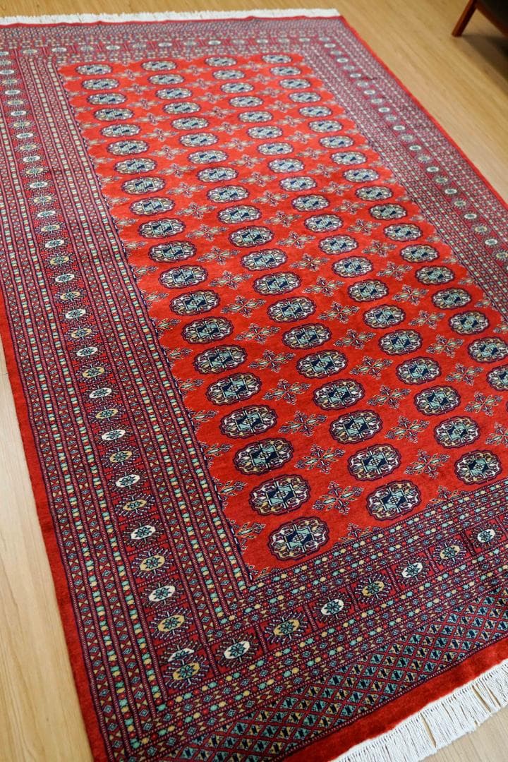 パキスタン手織り絨毯　246×167cm 　fine