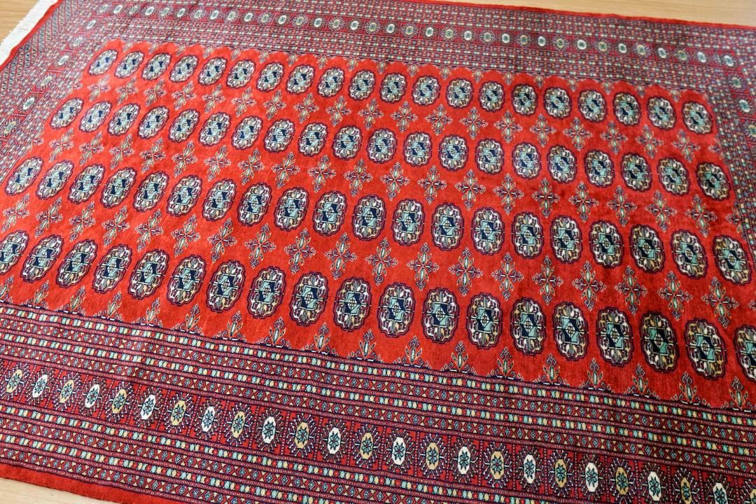 パキスタン手織り絨毯　246×167cm 　fine