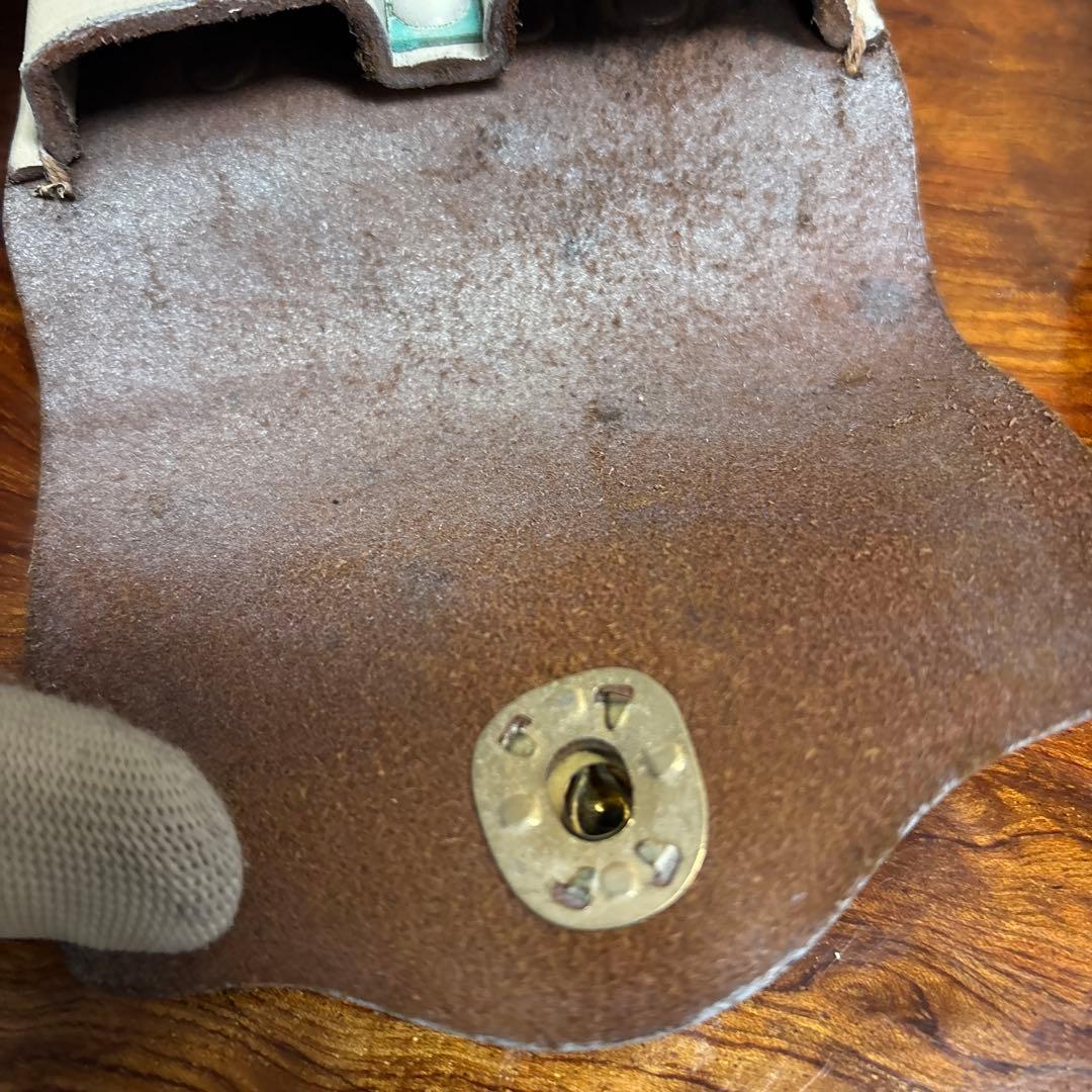 ホワイトレザー ホルスター　0205o232