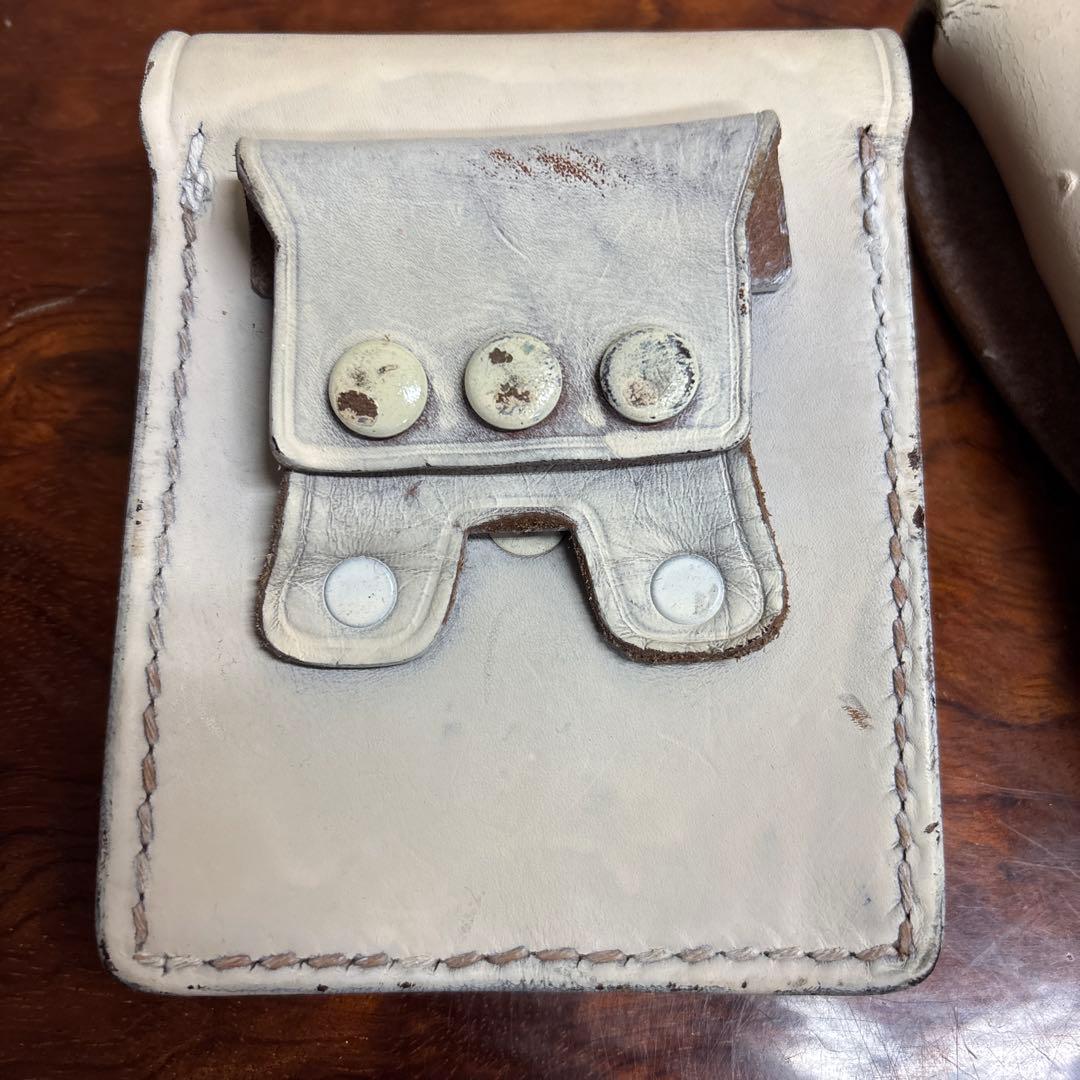 ホワイトレザー ホルスター　0205o232