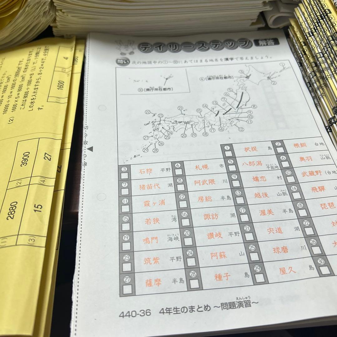 ㉔や　サピックス　SAPIX 4年　テキスト　算数　国語　社会