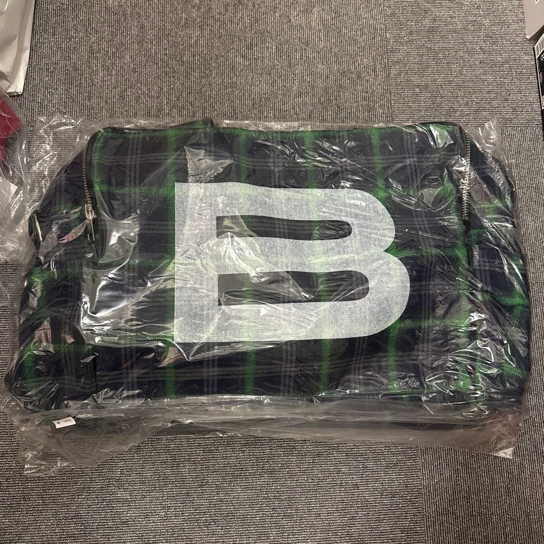 BEEDEN BIG B LOGO BAG チェック柄