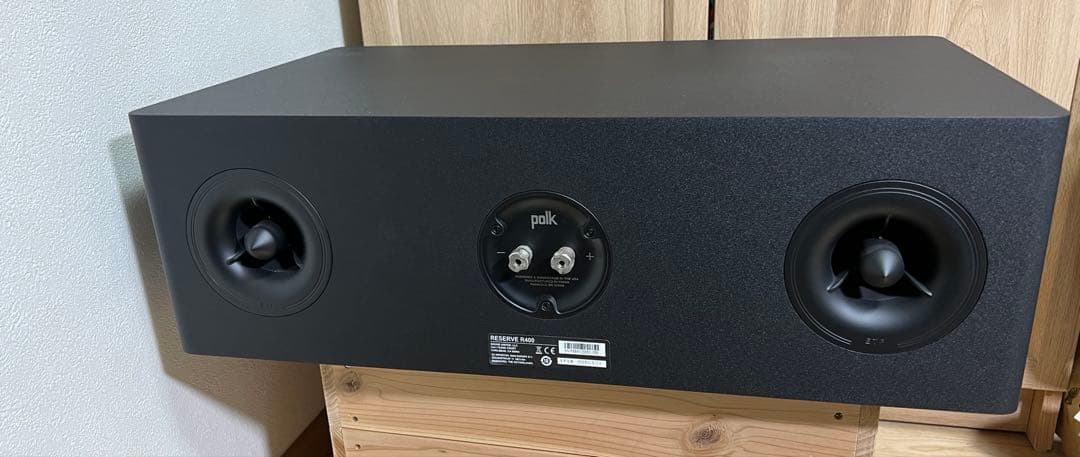 美品！Polk audio製ハイエンドセンタースピーカーReserve R400
