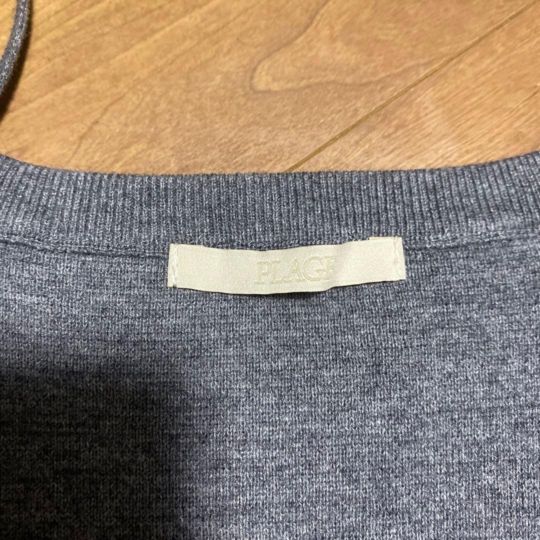【お値下げ】☆美品☆ Plage CO/W KNIT オールインワン　38