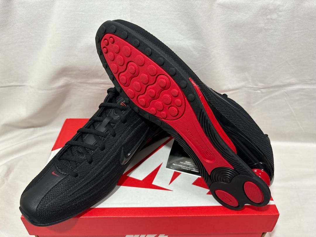 nike w shox z black red 27.5 ショックス ブラック