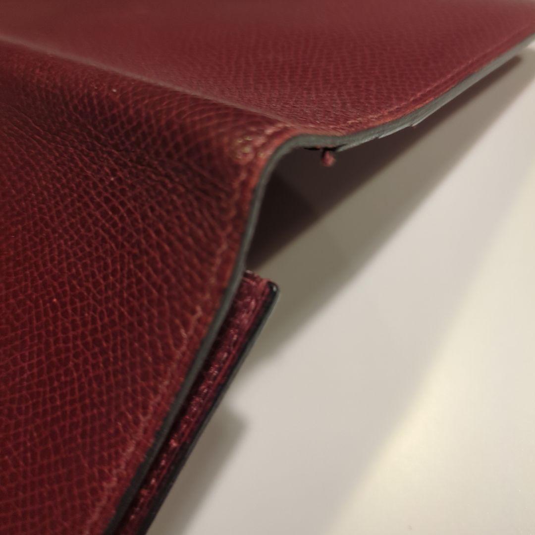 HERMES　エルメス　札入れ　MC2 フレミング　長財布　ボルドー