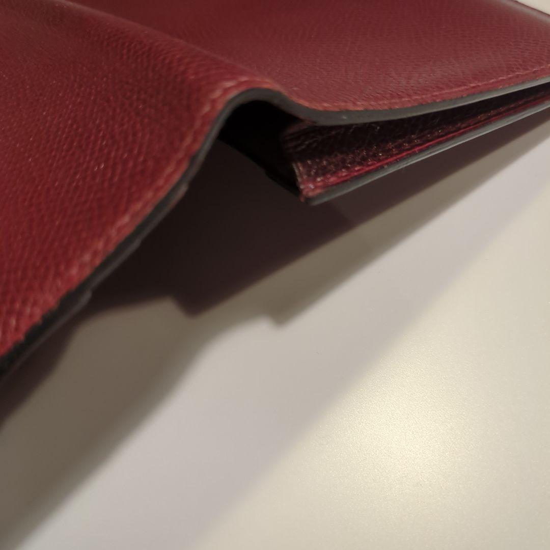 HERMES　エルメス　札入れ　MC2 フレミング　長財布　ボルドー