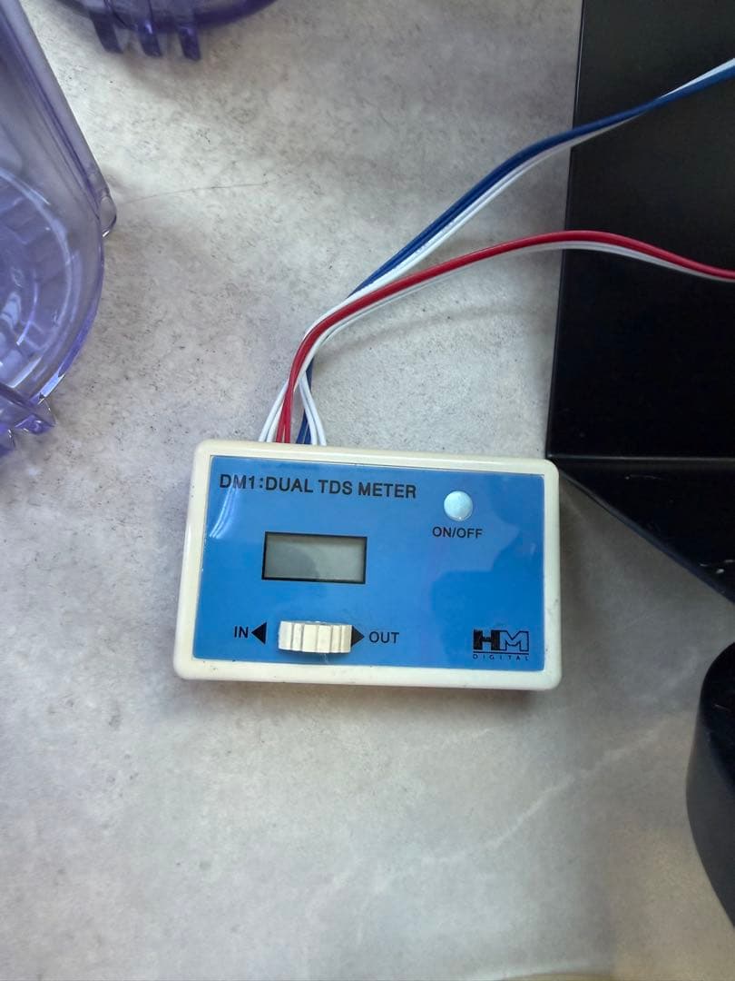 クロノスレイン　アクアギーク　説明書、箱あり　TDSモニター付　カートリッジ新品