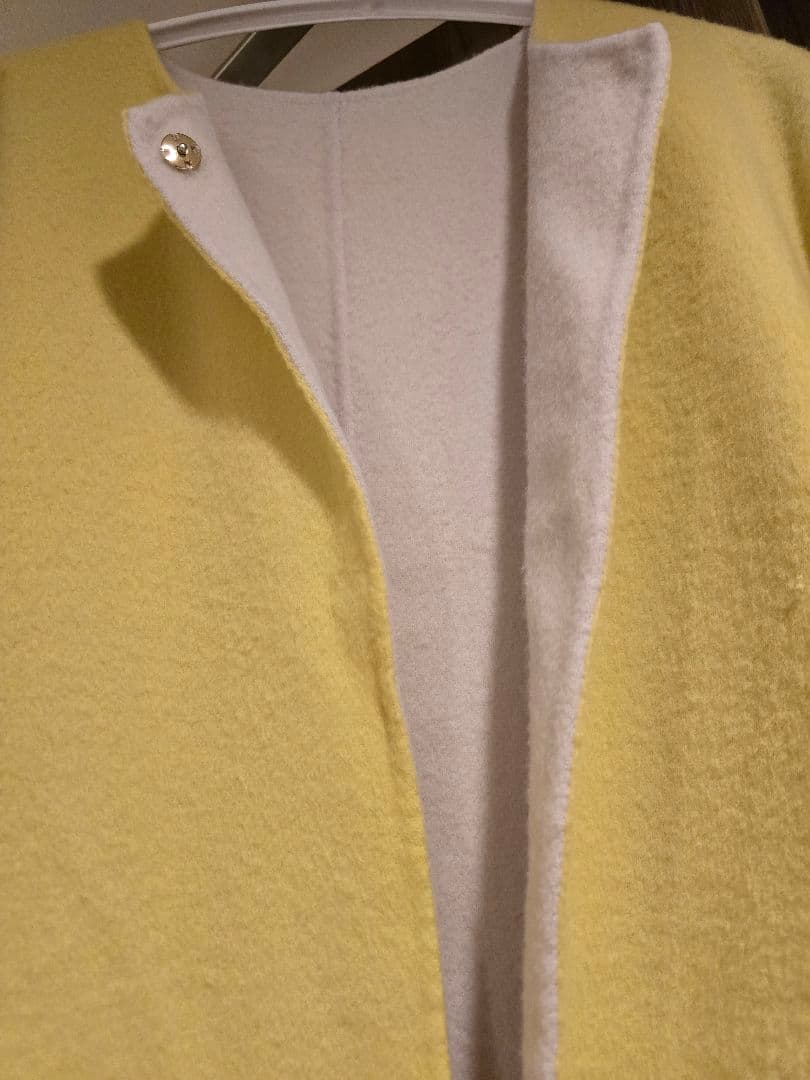 フレイアイディー FRAY I.D　ノーカラーリバーコート　リバーシブル