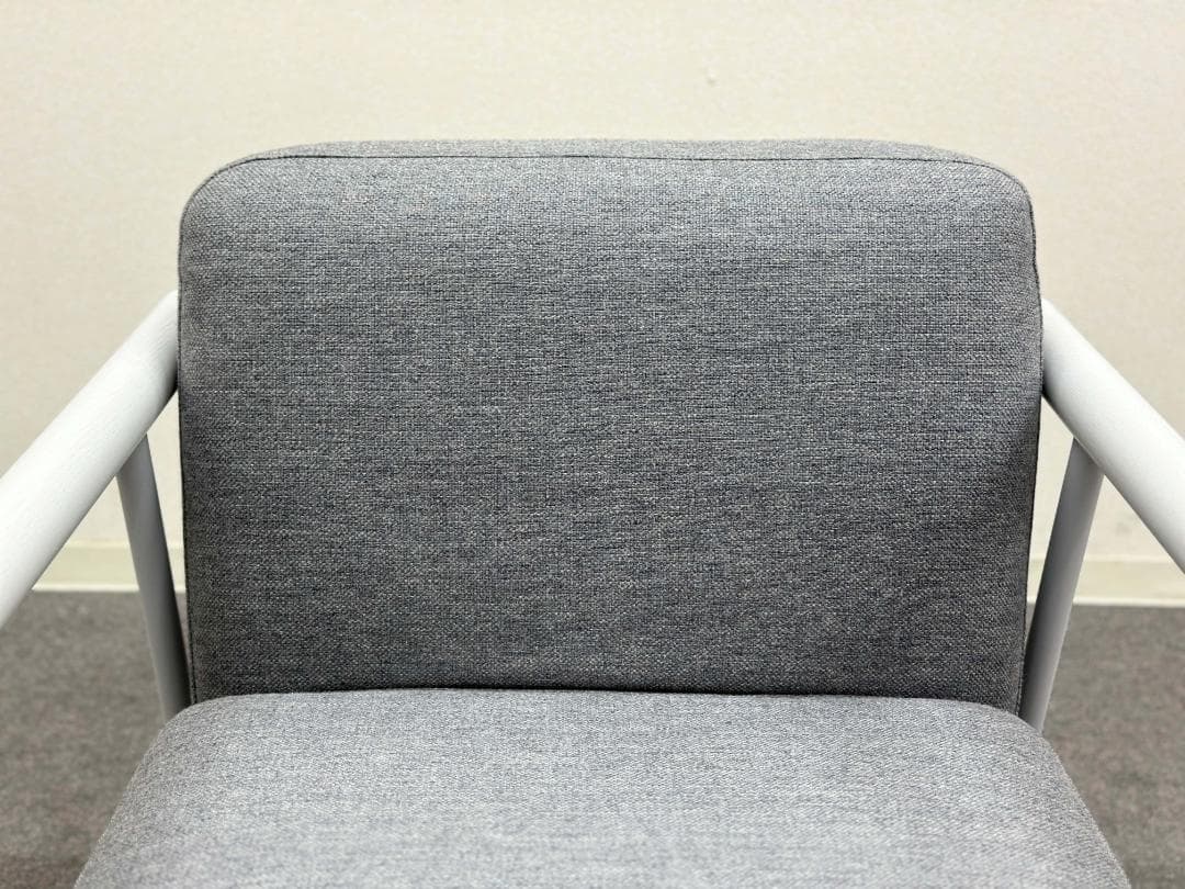 ベラコンテ■レール　ラウンジソファ　1P　グレー　シンプル　パモウナ取り扱い