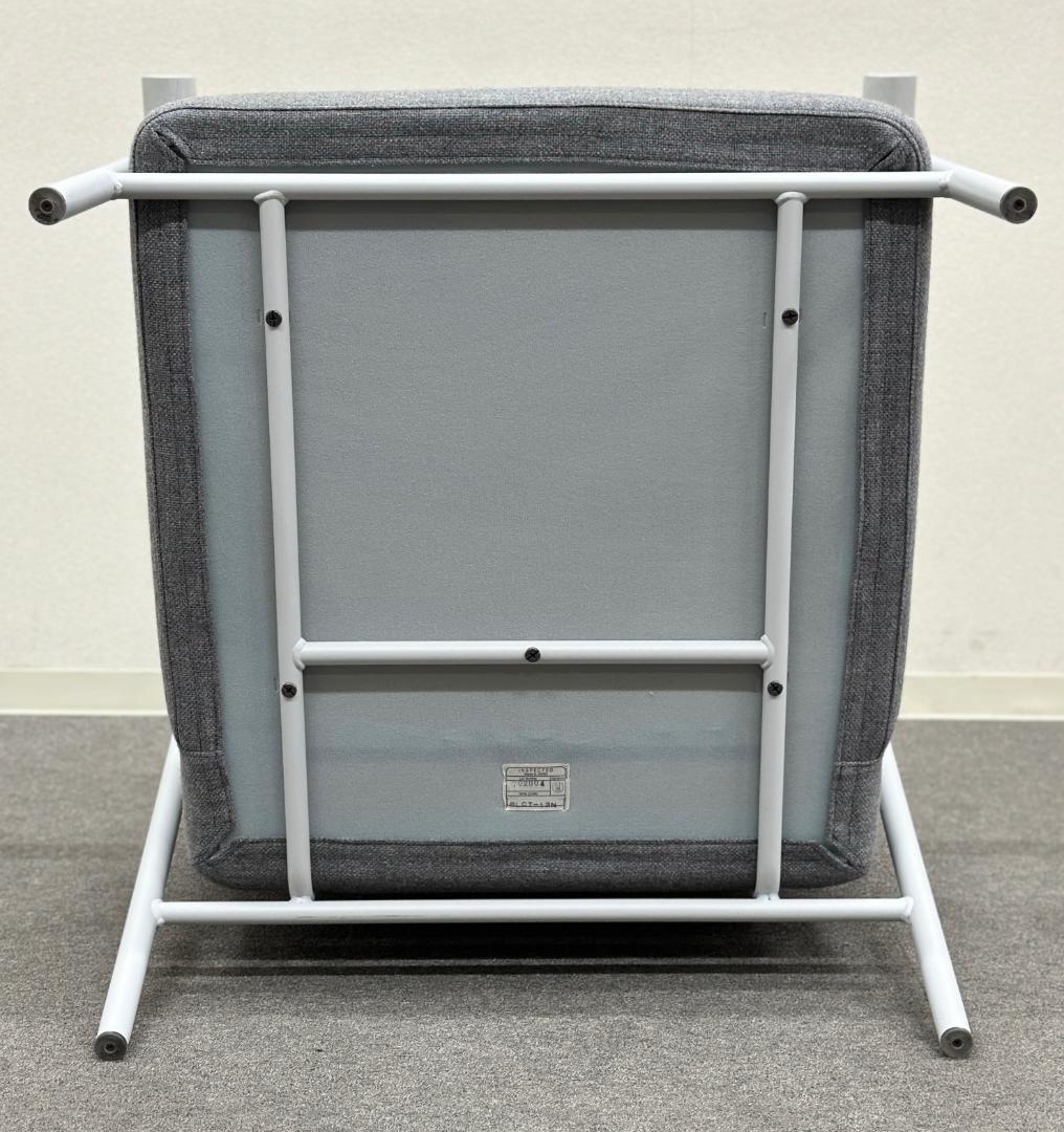 ベラコンテ■レール　ラウンジソファ　1P　グレー　シンプル　パモウナ取り扱い