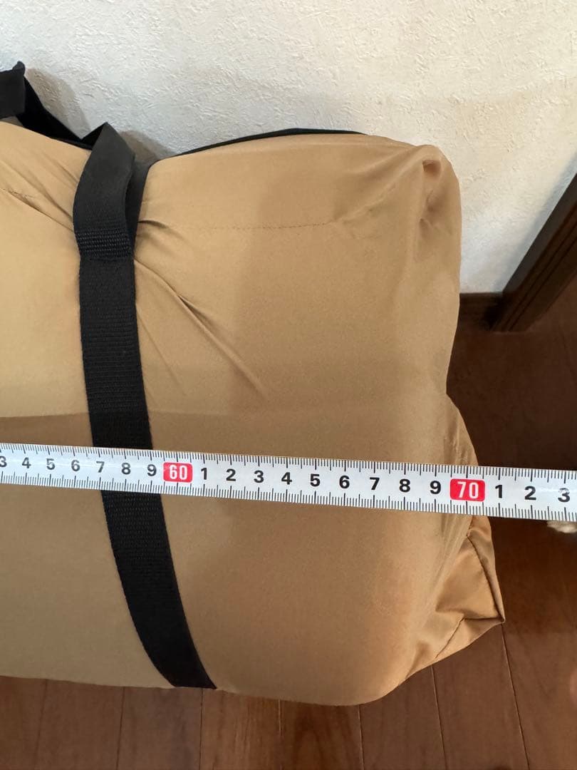 WAQ インフレーターマット　ダブルサイズ　ベージュ