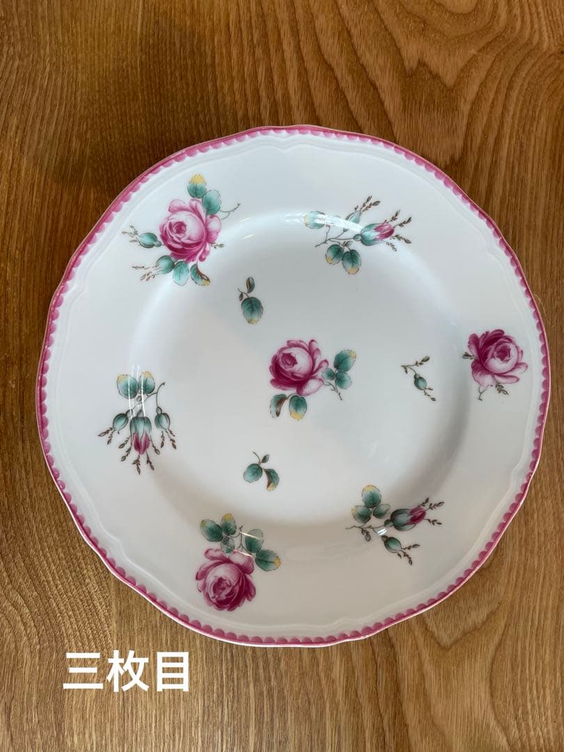 アンティークローズ　リチャードジノリ　プレート　6枚セット　19センチ　デザート