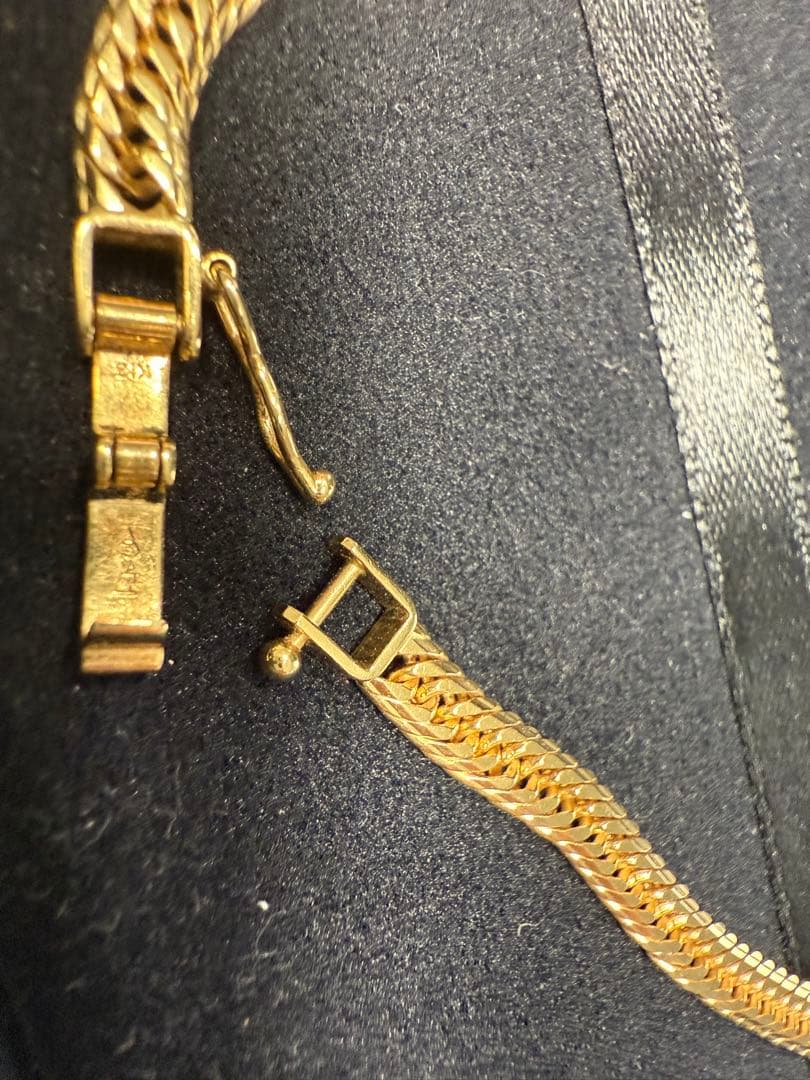 喜平 ネックレス K18 トリプルMカット22.8g 45cm