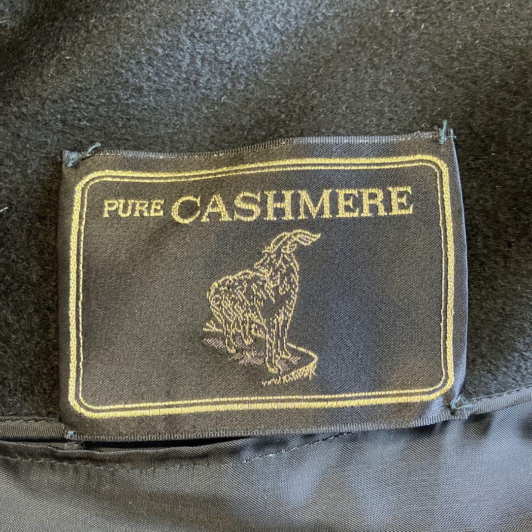 ◎極美品 カシミヤコート ロングコート高級ミンクファー 2way 取り外し可能1