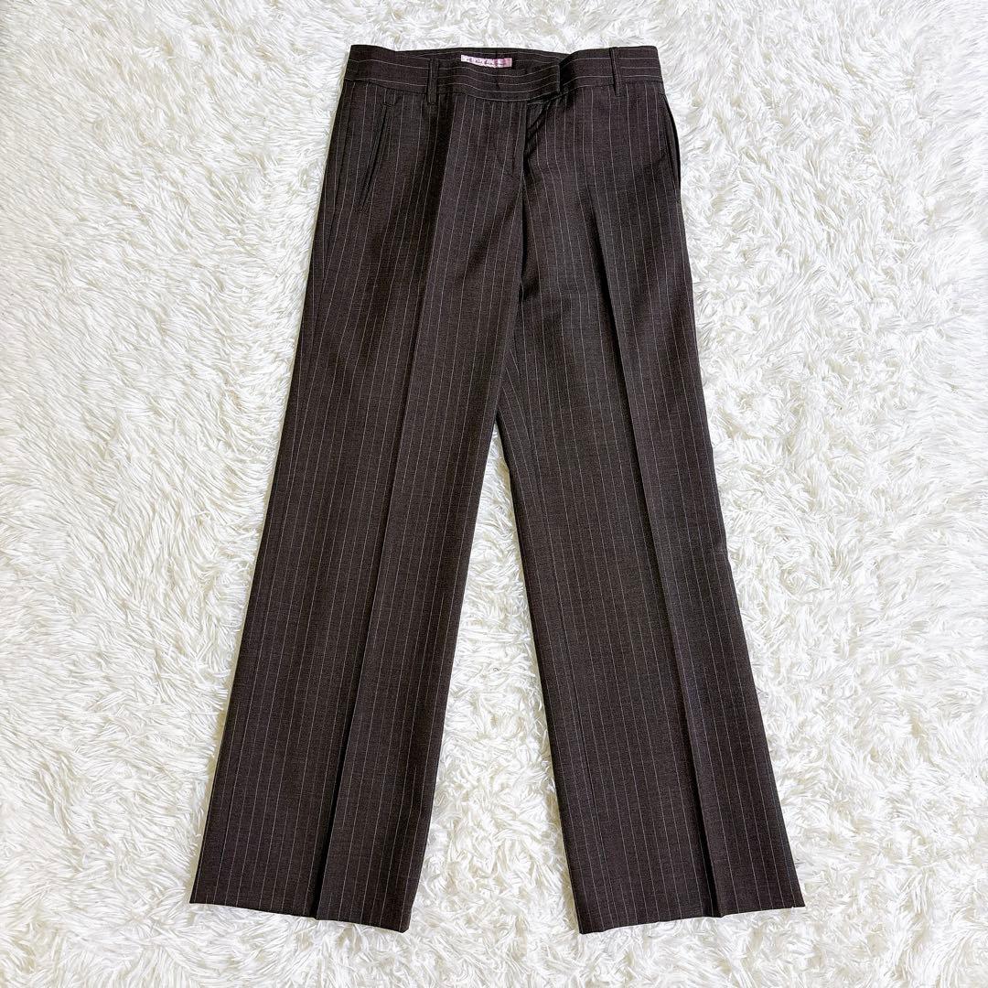 【美品】　ポールスミス　セットアップ　ストライプ パンツスーツ 裏地ドット柄