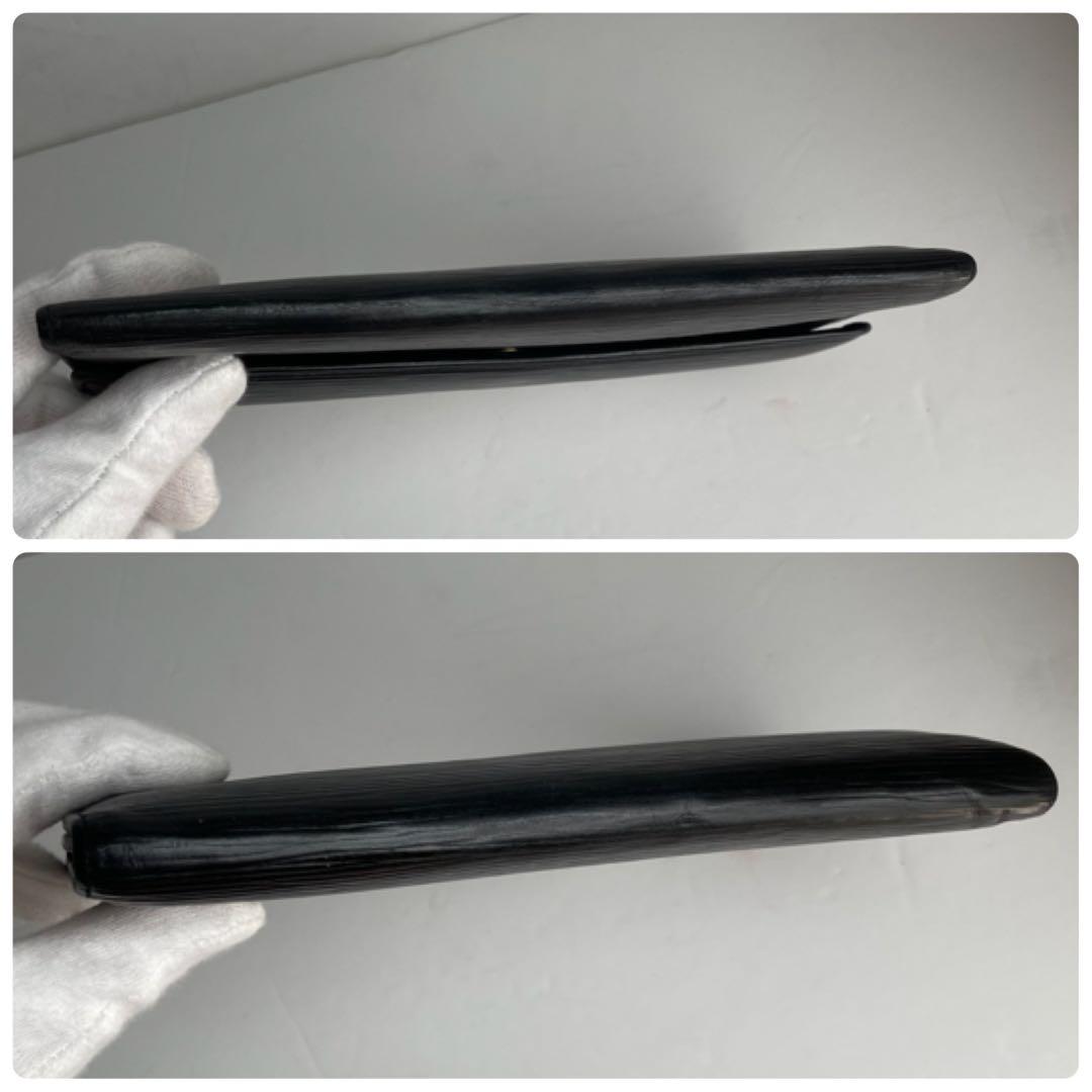 美品✨ルイヴィトン エピ ポルトフォイユ サラ 長財布ノワール 黒 M63382