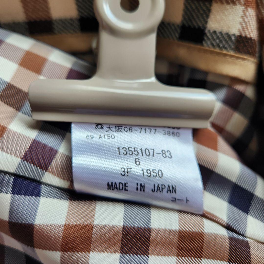 N*8様 【極美品】Aquascutum　ライナー付き　トレンチコート　6