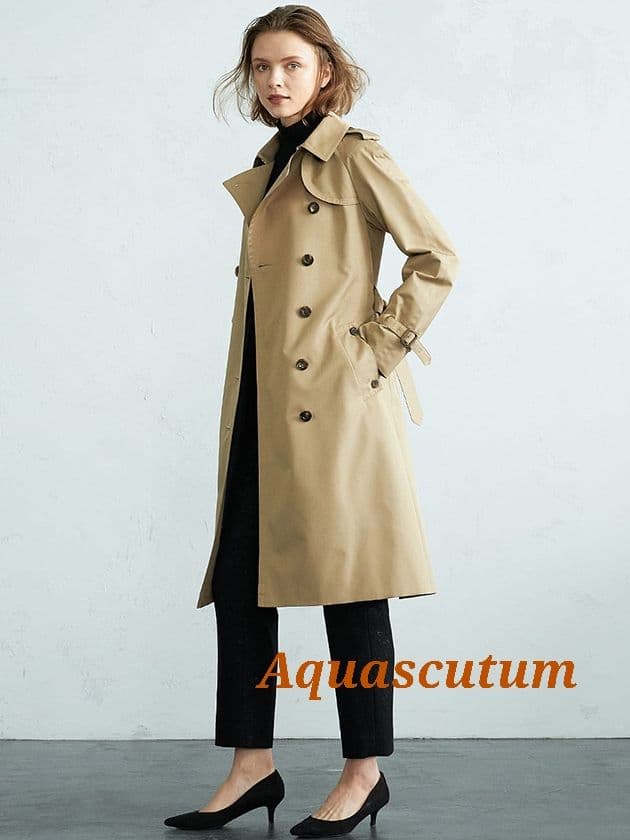 N*8様 【極美品】Aquascutum　ライナー付き　トレンチコート　6