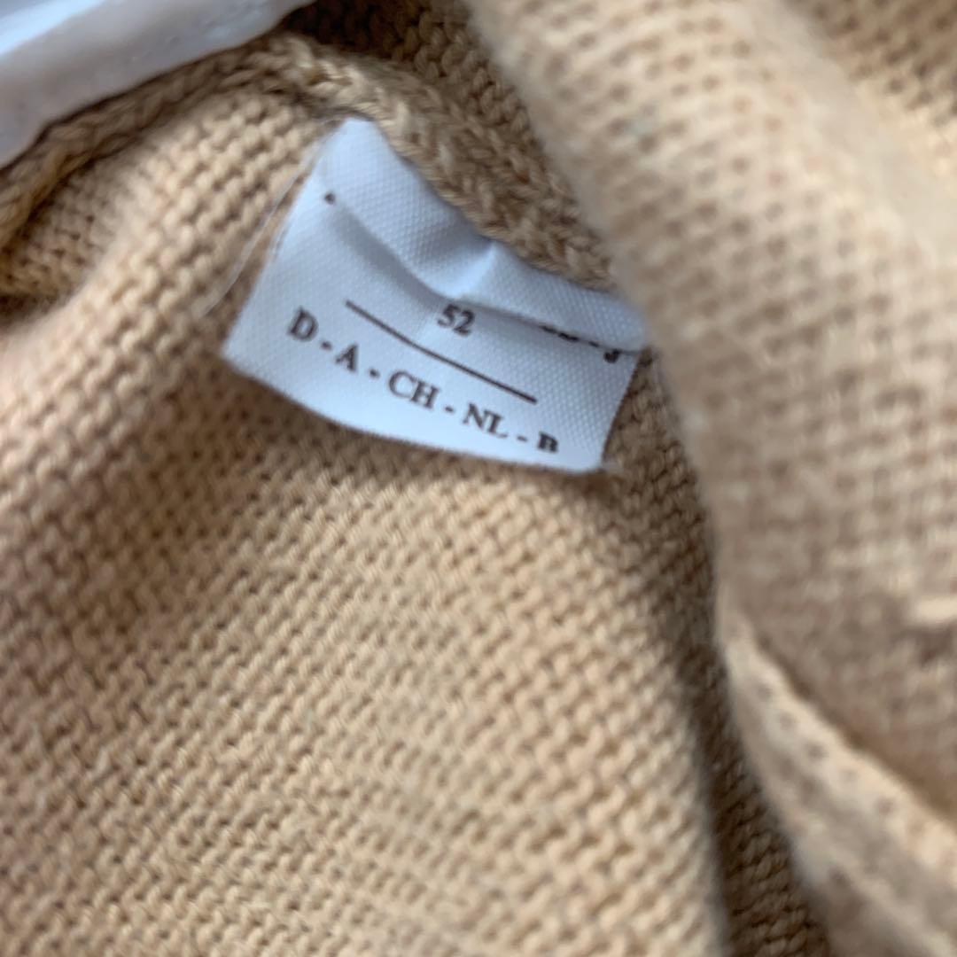 美品 ブルネロクチネリ ドライバーズニット ブルゾン コットン サイズ52