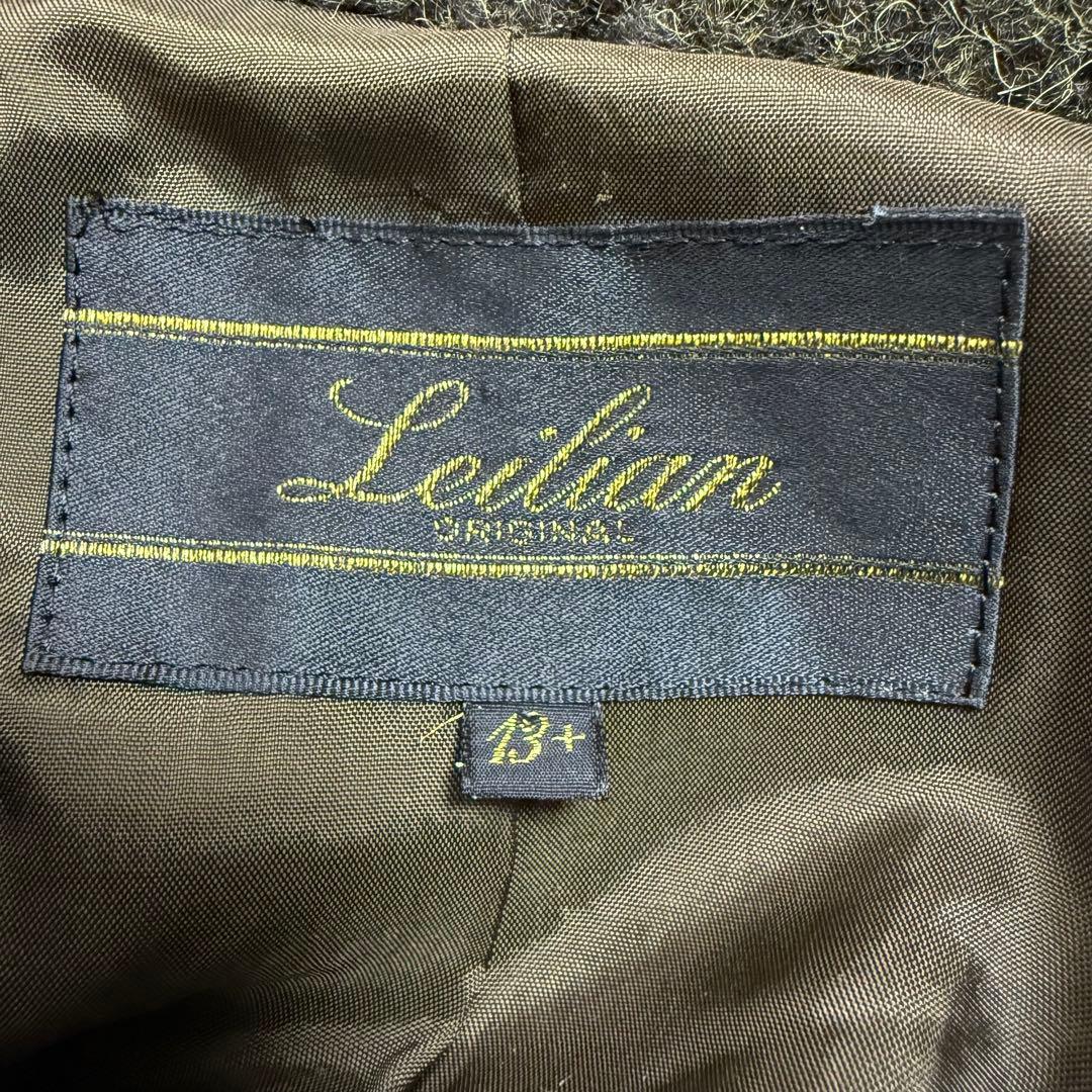 良質 leilian レリアン コート フード付き 大きいサイズ 13+