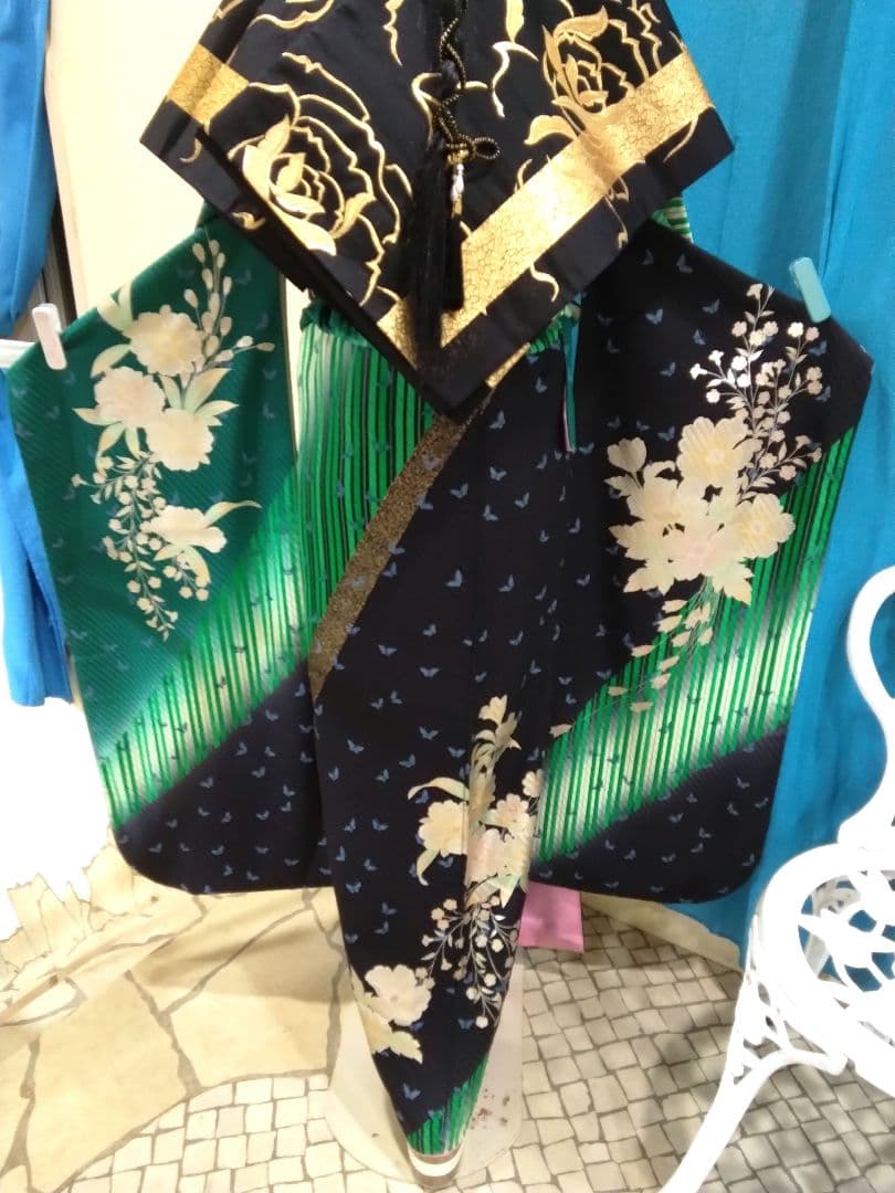 振袖フルセット、正絹振袖成人式、重ね衿、帯揚げ帯締め、西陣袋帯、長襦袢