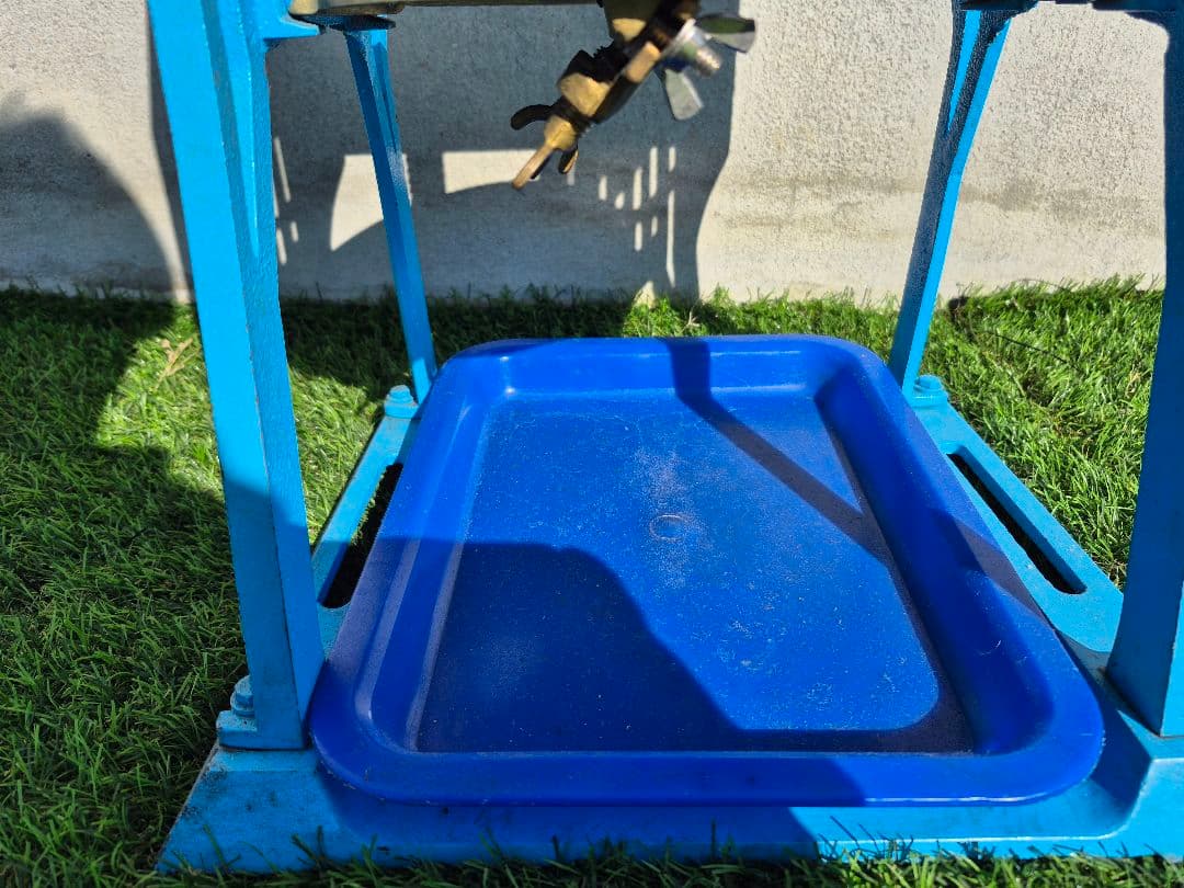 ☆希少☆かき氷機 業務用手動式ブロックアイススライサー PRO-B130M　青色