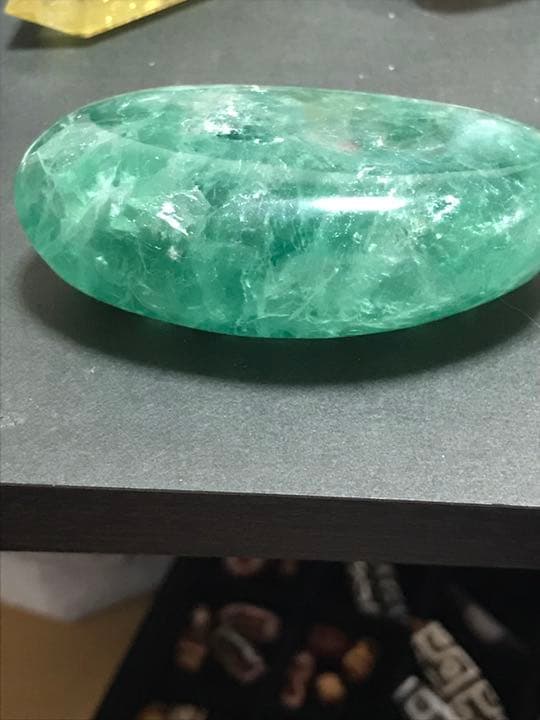 レインボー入り グリーン フローライト