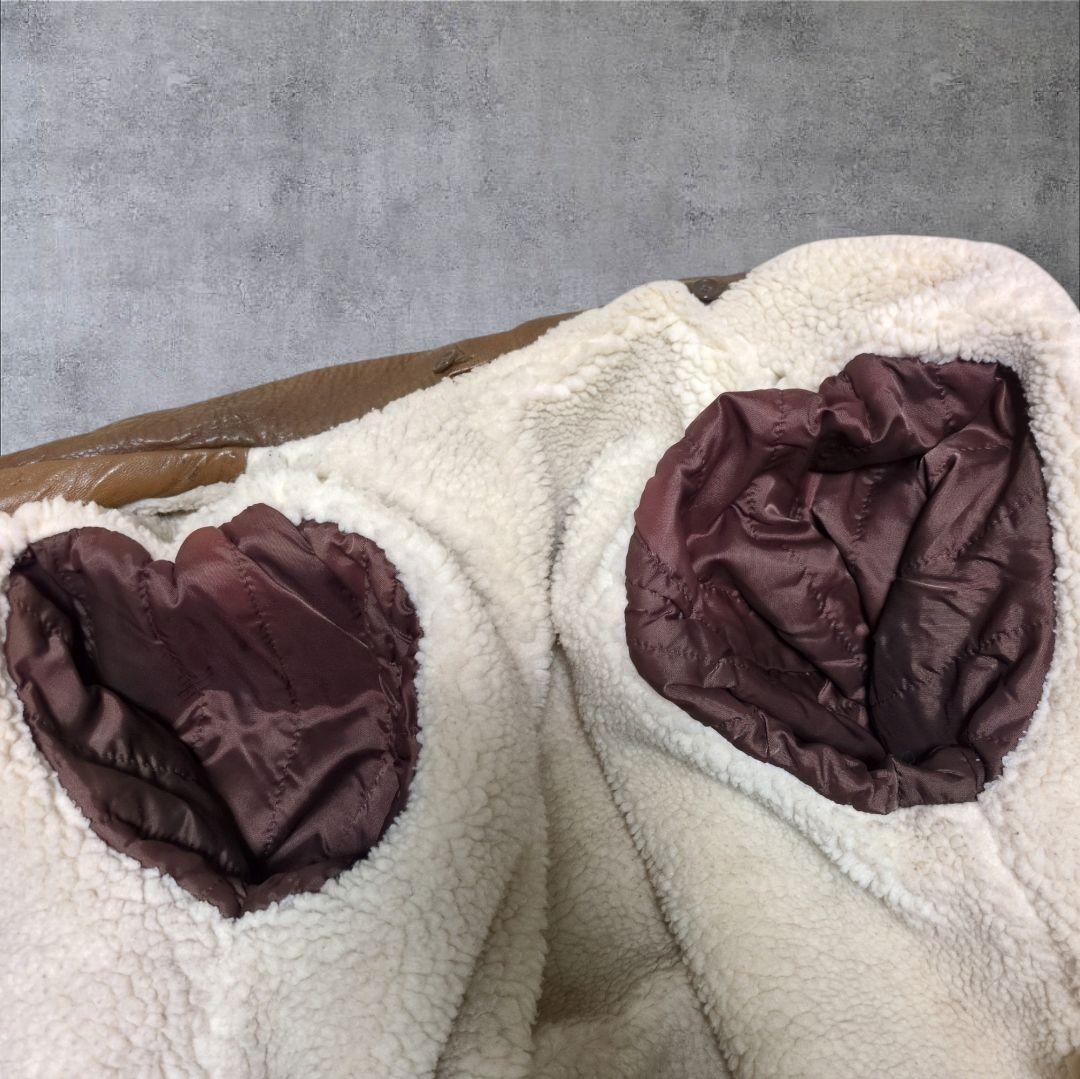 90s vintage A-2 フライトジャケット LL レザー 短丈 ボマー