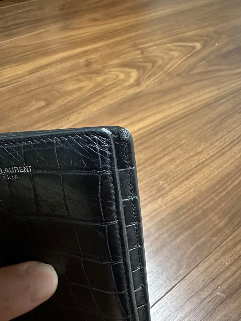 【最終値下げ】 サンローラン SAINT LAURENT 長財布 クロコ