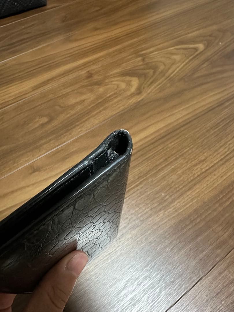 【最終値下げ】 サンローラン SAINT LAURENT 長財布 クロコ