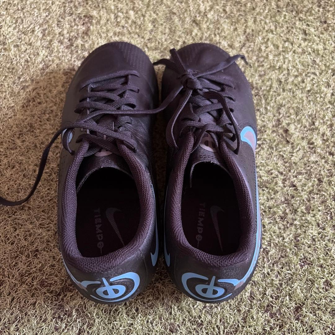 Nike Tiempo サッカーシューズ ブラウン/ライトブルー