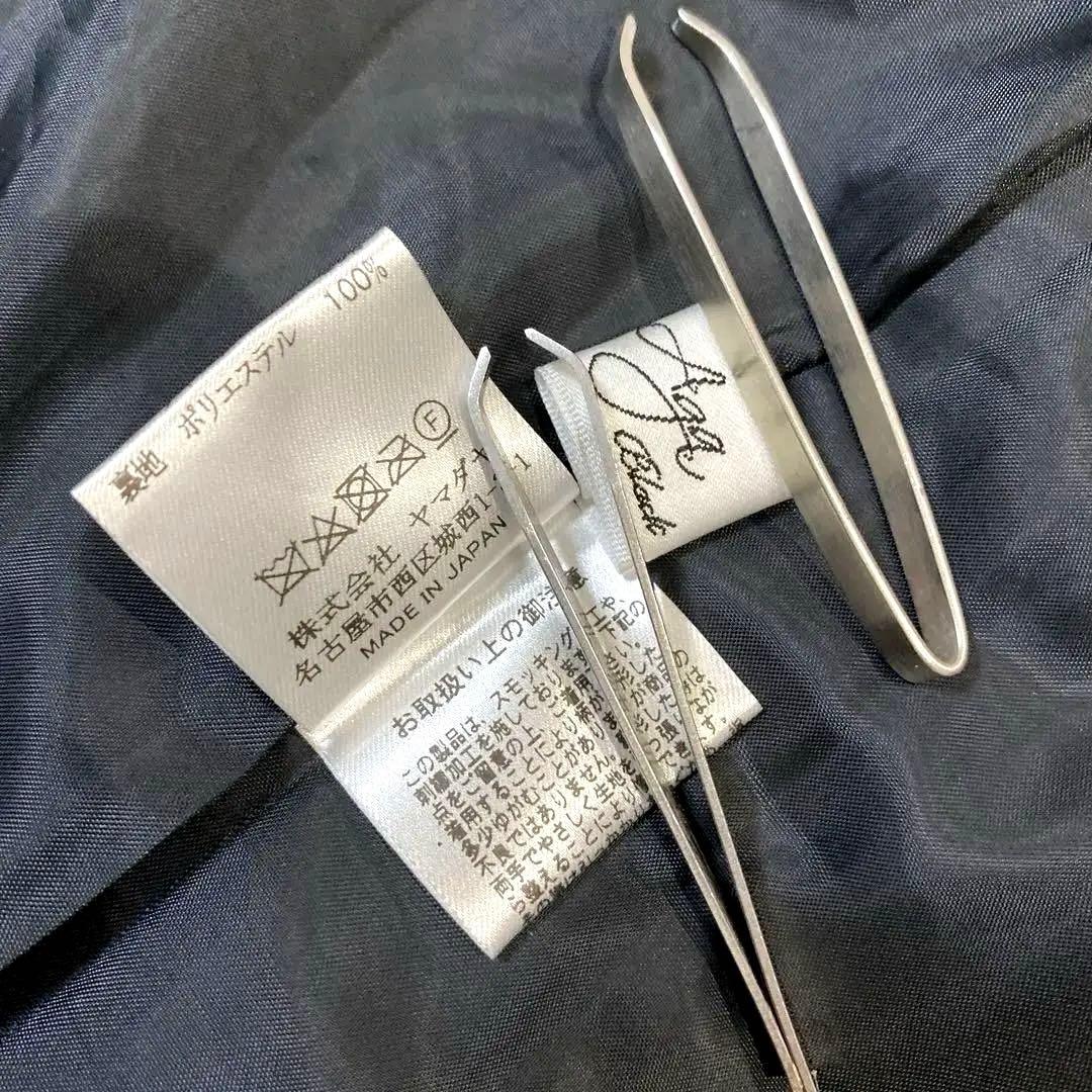 ブラック キルティング薄めダウンロングベスト 38 ほぼ未使用