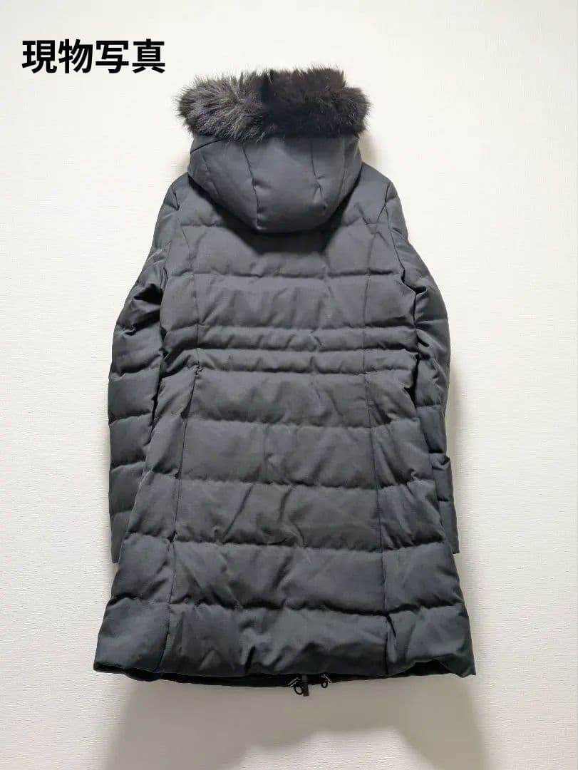 【新品】NANO UNIVERSE 西川ダウン/サージロングダウン/チャコールM