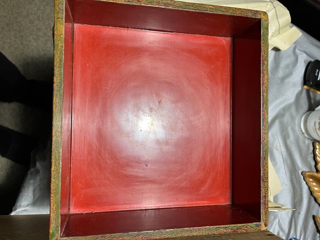 美術館級御重、御重、3段重、おせち料理、昭和18年頃の3段重ね重箱