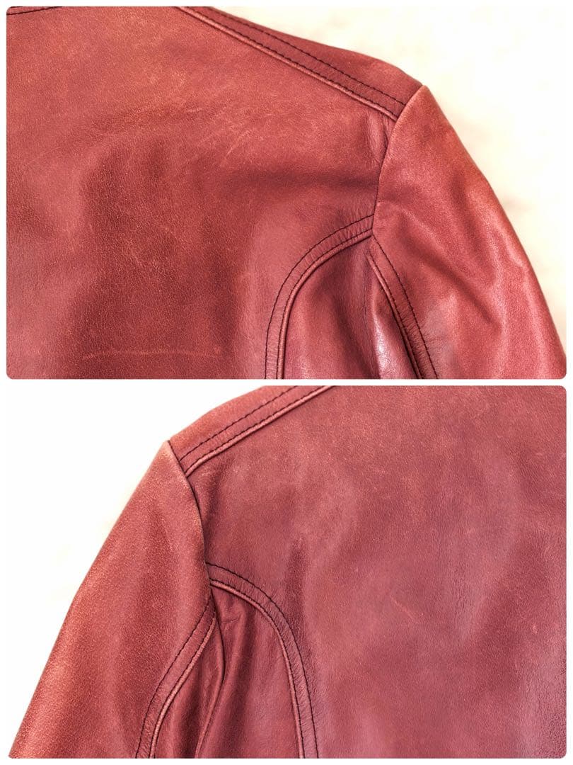 ✨希少色✨ トルネードマート コート レザー ロング ベルト L ファスナー