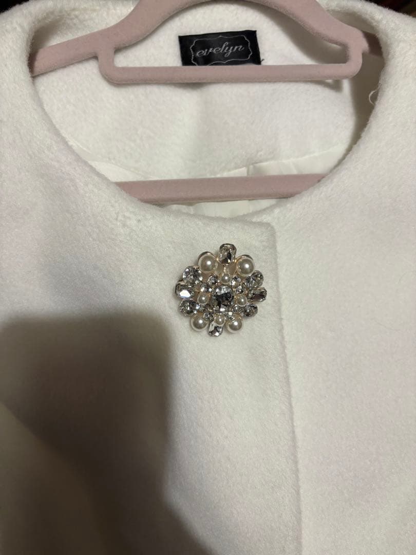 evelynビジューコート Mサイズ