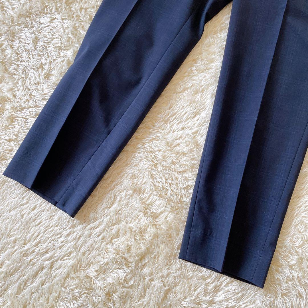 タグ付き LES MUES パンツスーツ ウォッシャブル ネイビー 13号