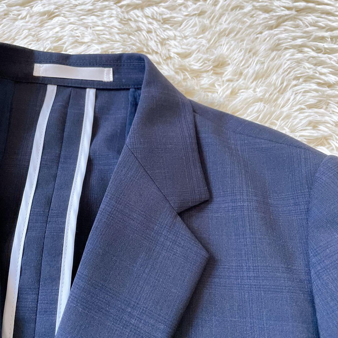 タグ付き LES MUES パンツスーツ ウォッシャブル ネイビー 13号