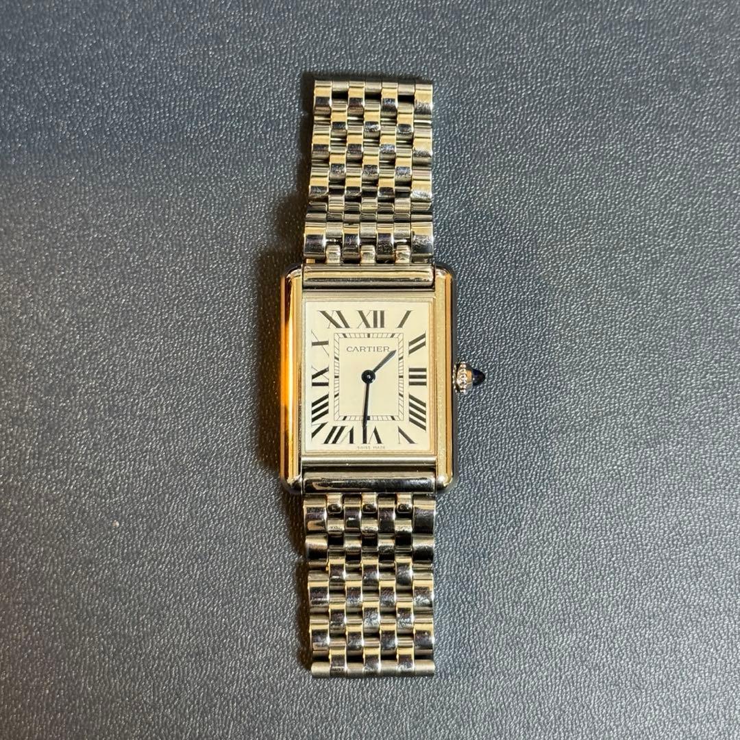 カルティエ　タンクマストLM WSTA0041　社外ブレス付き