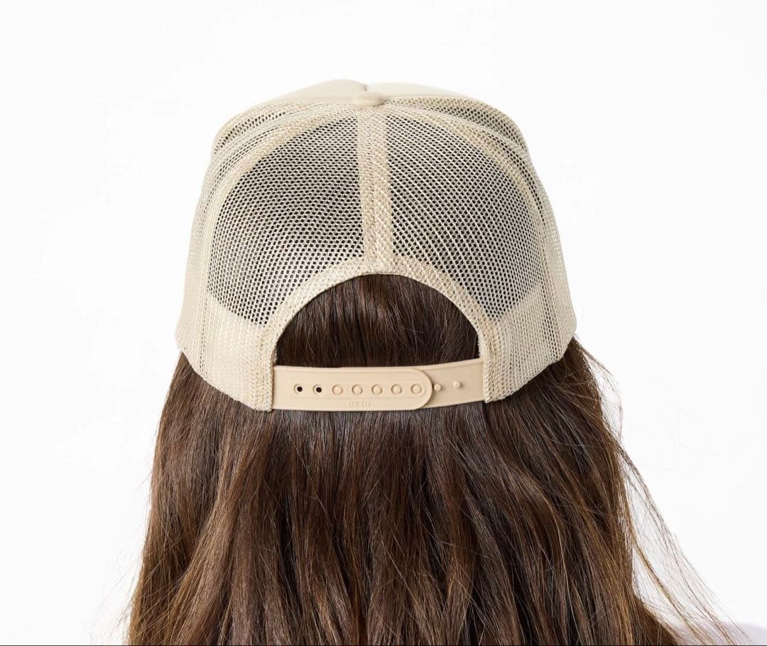 アロハコレクション　ハワイアンエアライン　メッシュキャップ ベージュ