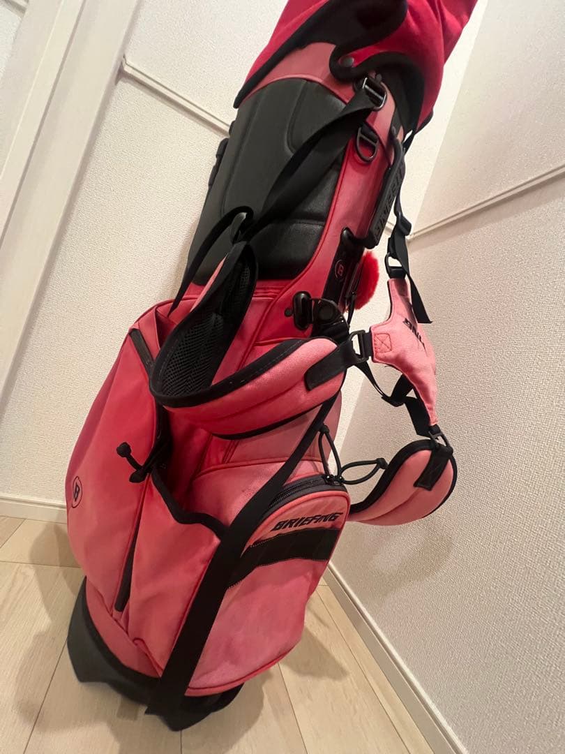 BRIEFING キャディバッグ 赤　ホリデー　ブリーフィング