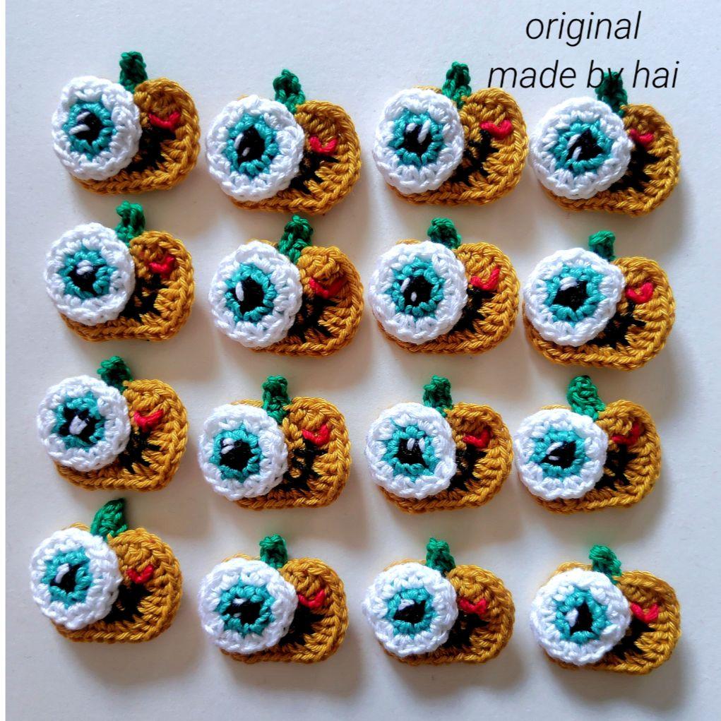 くまちゃん様■ハロウィン＊オーダー＊レース 編み モチーフ■