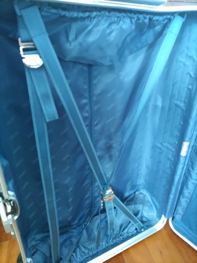 【現状渡し】●リモワ トパーズ82L ●RIMOWA TOPAS ●青ロゴ●