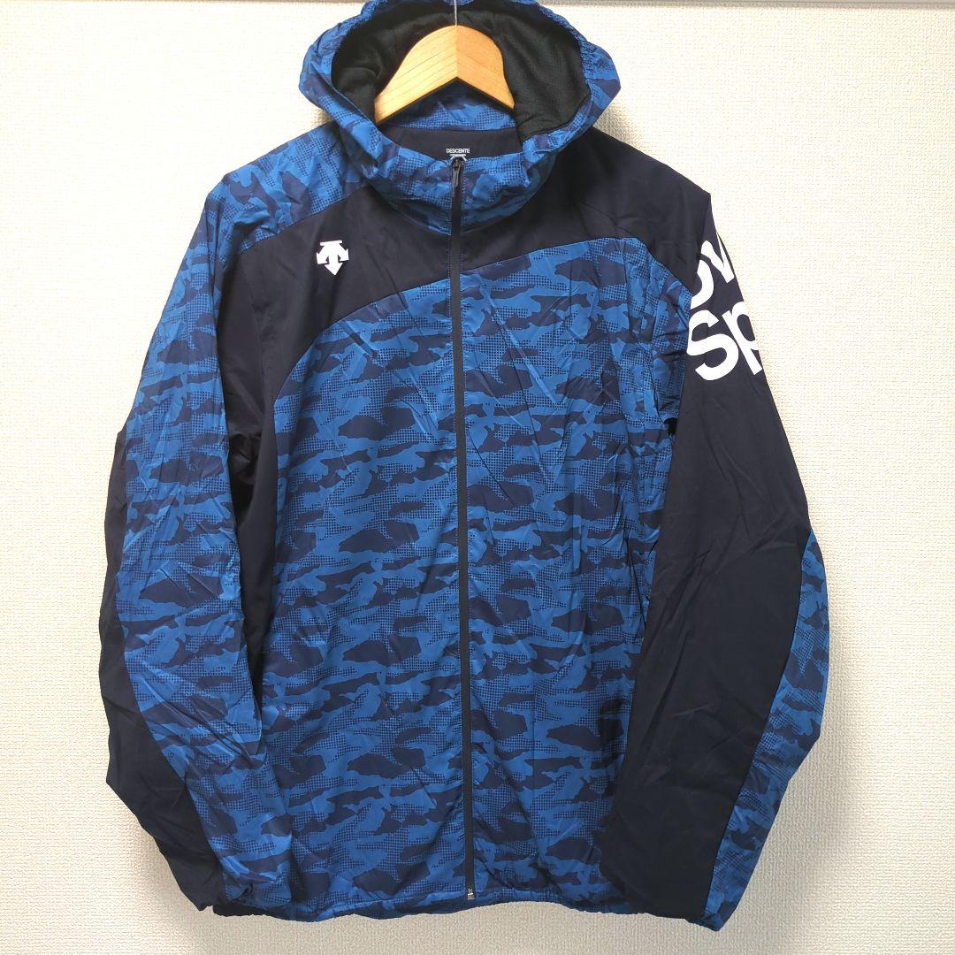 【新品・未使用・タグ付】DESCENTE デサント ウィンドジャケット 青 XL